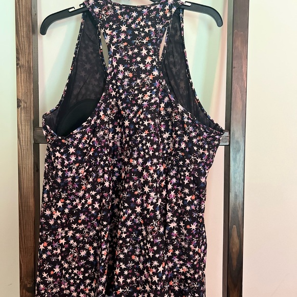 Torrid Black Floral Swim Tank Top - Picture 2 of 3